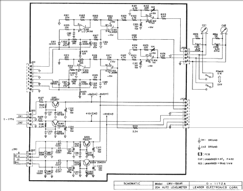 Auto Level Meter LMV-186AR; Leader Electronics (ID = 724611) Equipment