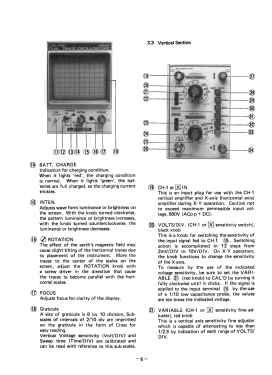 Dual Trace Portable Oscilloscope LBO-308S; Leader Electronics (ID = 2832239) Equipment