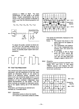 Dual Trace Portable Oscilloscope LBO-308S; Leader Electronics (ID = 2832247) Equipment