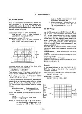 Dual Trace Portable Oscilloscope LBO-308S; Leader Electronics (ID = 2832252) Equipment