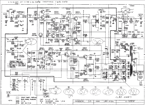 Oscilloscope LBO-310A; Leader Electronics (ID = 668347) Equipment