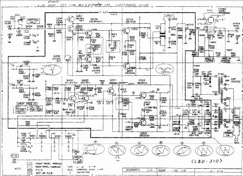 Oscilloscope LBO-310; Leader Electronics (ID = 668348) Equipment