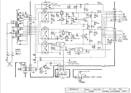 Oscilloscope 20MHz LBO-522 Equipment Leader Electronics |Radiomuseum.org