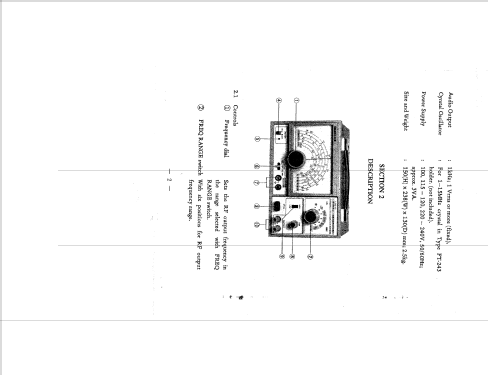 Signal Generator LSG-17; Leader Electronics (ID = 2418889) Ausrüstung