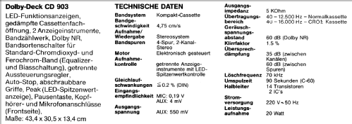 HiFi System 9000 CD-903; Lehnert GmbH, Poppy; (ID = 1240518) Enrég.-R