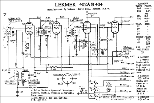 Orion 402A; Lekmek Radio (ID = 755644) Radio