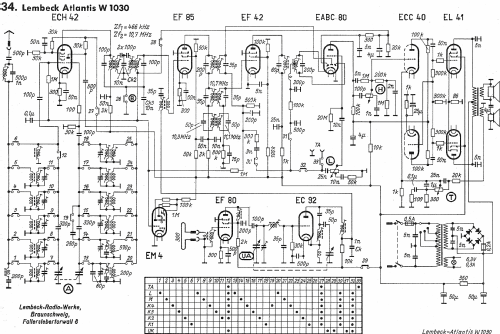 Atlantis W1030; Lembeck & Co.Lembeck (ID = 1020961) Radio