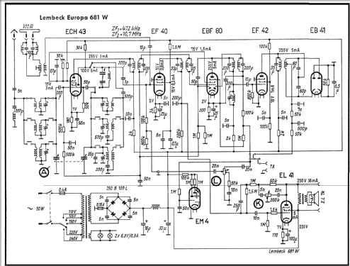 Europa 681W; Lembeck & Co.Lembeck (ID = 72161) Radio