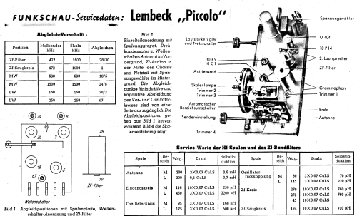 Piccolo LS439GW; Lembeck & Co.Lembeck (ID = 114219) Radio