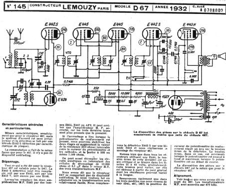 D67; Lemouzy; Paris (ID = 222658) Radio