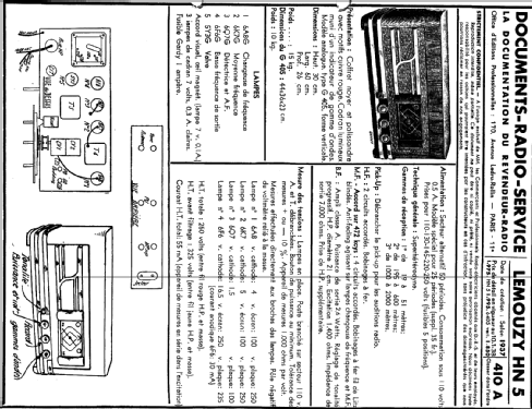 HN5; Lemouzy; Paris (ID = 231191) Radio