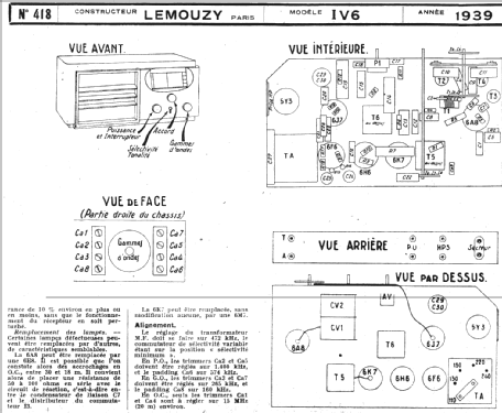 IV6; Lemouzy; Paris (ID = 219760) Radio