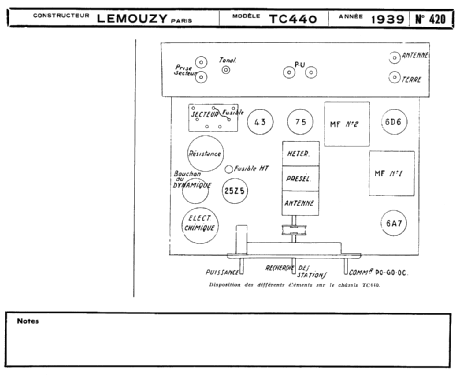 TC440; Lemouzy; Paris (ID = 219763) Radio