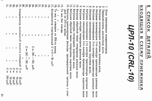 CRL-10 {ЦРЛ-10} CRL-10K {ЦРЛ-10К}; Leningrad Kozitsky (ID = 1410694) Radio