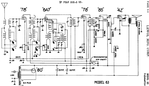 63 ; Lewol Mfg. Corp.; (ID = 473735) Radio