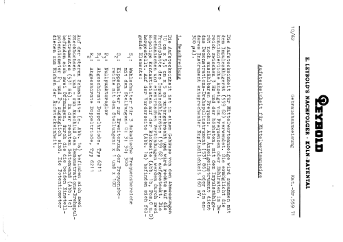 Aufsteckeinheit für Mittelwertsanzeige 559 71; Leybold; Deutschland (ID = 2634963) teaching