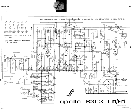 AM/FM Apollo 6303; Linnet & Laursen LL (ID = 1912813) Radio