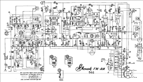 Monark FM-AM 562; Linnet & Laursen LL (ID = 445096) Radio