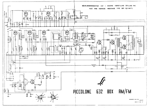 Piccolone 632 Box AM/FM ; Linnet & Laursen LL (ID = 2326207) Radio