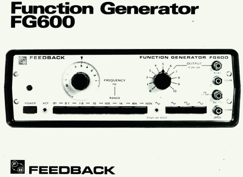 Function Generator FG600; LLoyd Instruments; (ID = 1995242) Equipment