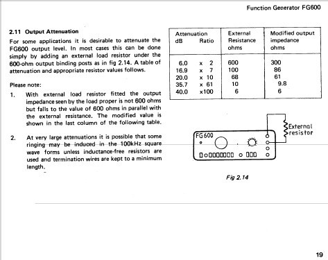 Function Generator FG600; LLoyd Instruments; (ID = 1995261) Equipment