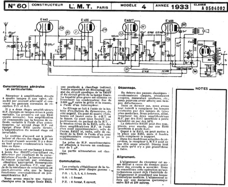 4; LMT L.M.T., Le (ID = 222659) Radio