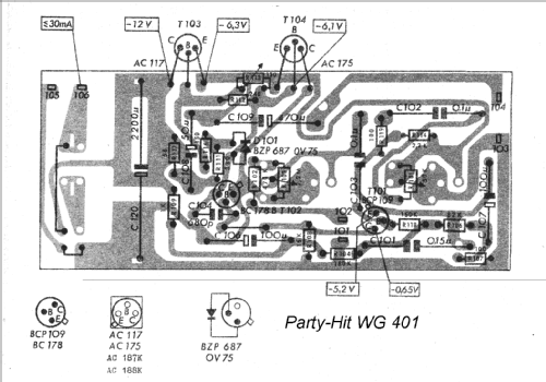 Party Hit WG401; Unitra FONICA, (ID = 314459) R-Player