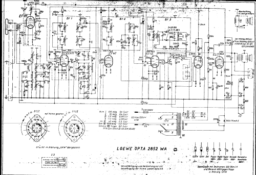 1852WA; Loewe-Opta; (ID = 1974280) Radio