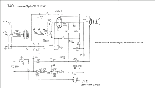 2151GW; Loewe-Opta; (ID = 602450) Radio