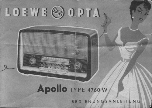 Apollo 4760W; Loewe-Opta; (ID = 3095987) Radio