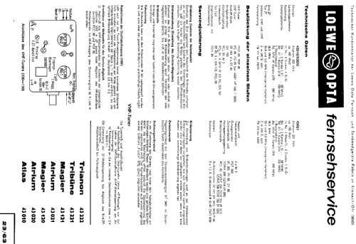 Atlas 43 010; Loewe-Opta; (ID = 334329) Television