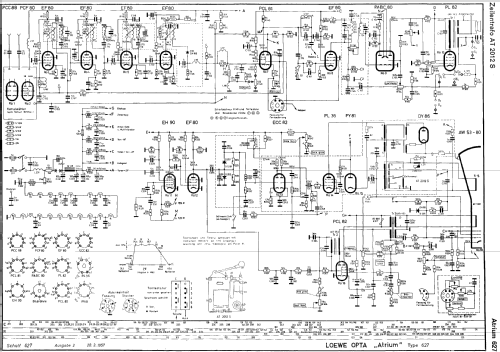 Atrium 627; Loewe-Opta; (ID = 687189) Television