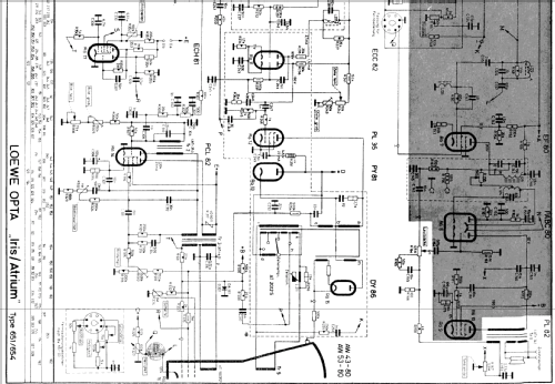 Atrium 654; Loewe-Opta; (ID = 658708) Television