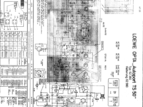 Autoport TS50 62 380; Loewe-Opta; (ID = 334488) Radio