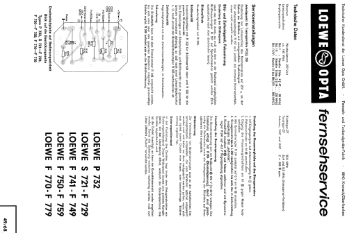 F770 93034; Loewe-Opta; (ID = 583077) Television