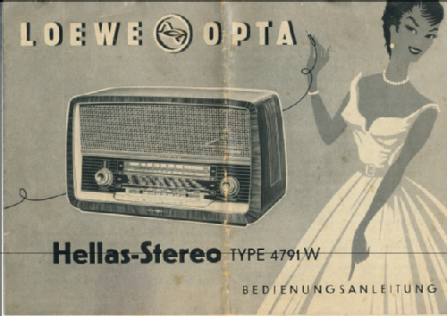 Hellas-Stereo 4791W; Loewe-Opta; (ID = 1775165) Radio