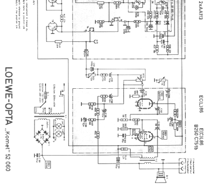 Komet 52 060; Loewe-Opta; (ID = 223781) Radio