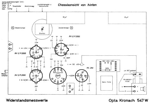 Kronach 547W; Loewe-Opta; (ID = 257009) Radio