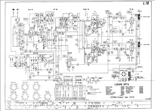 Lotos-Stereo 32208T/W Ch= 32834; Loewe-Opta; (ID = 71874) Radio