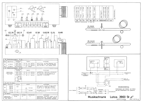 Lotos-Stereo 3960 St Ch= 3733W; Loewe-Opta; (ID = 2125230) Radio