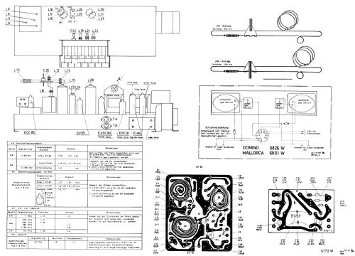 Mallorca-Stereo 6851T/W Ch= 6772W; Loewe-Opta; (ID = 2125556) Radio