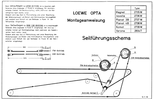 Novella  2736W; Loewe-Opta; (ID = 607544) Radio