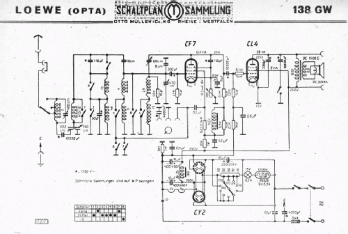 Opta 138GW; Loewe-Opta; (ID = 1431001) Radio