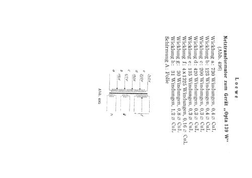 Opta 139W; Loewe-Opta; (ID = 341290) Radio