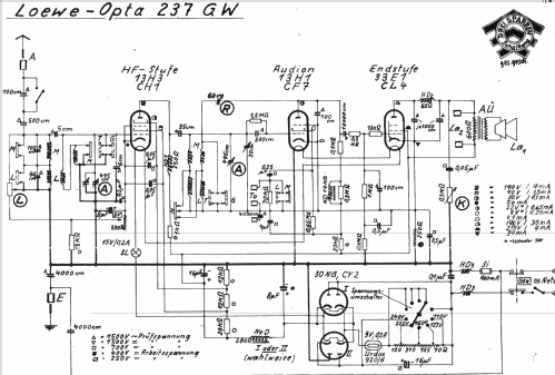 Opta 237GW; Loewe-Opta; (ID = 1077769) Radio