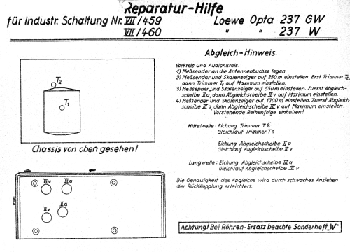 Opta 237GW; Loewe-Opta; (ID = 239979) Radio