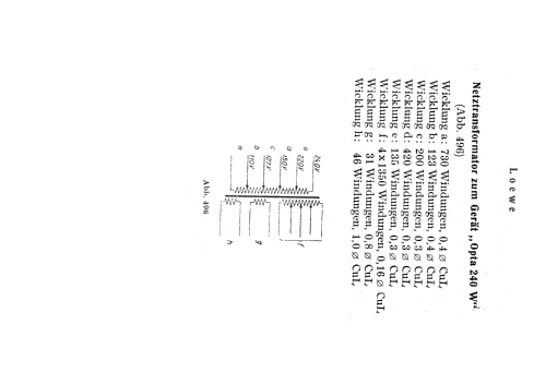 Opta 240W; Loewe-Opta; (ID = 341296) Radio