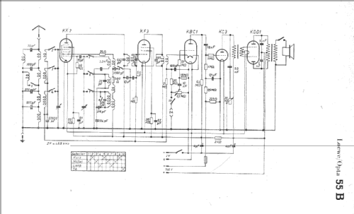 Opta 55B; Loewe-Opta; (ID = 8562) Radio