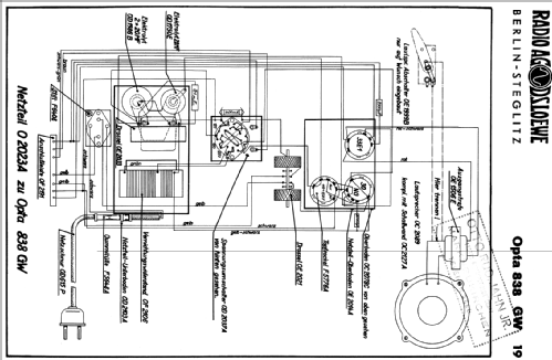 Opta 838GW; Loewe-Opta; (ID = 344979) Radio