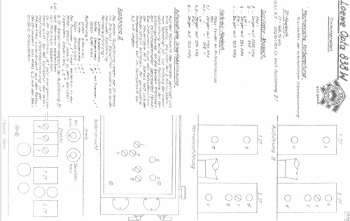 Opta 838W; Loewe-Opta; (ID = 1077773) Radio